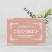 Groomsman招待状 招待状 (スタンド正面)
