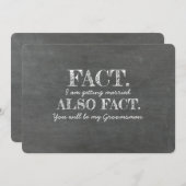 GROOMSMAN花婿介添人おもしろい案 招待状 (正面/裏面)