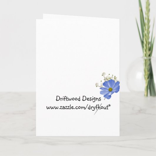 Groomsman要求 招待状 (裏面)