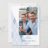 Groomsman エレガント抽象芸術写真が洗練 (正面)