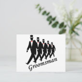 Groomsman （男性） ポストカード (スタンド正面)