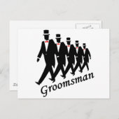 Groomsman （男性） ポストカード (正面/裏面)