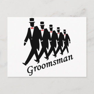 Groomsman （男性） ポストカード