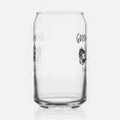 Groomsman add name date year gray collar bow文字 ガラス缶 (右)