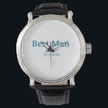 groomsman bachelorette party add name modern simpl 腕時計<br><div class="desc">design</div>