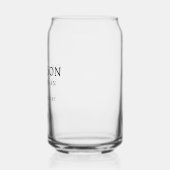 Groomsman Custom Personalised Names Wedding Party ガラス缶 (左)