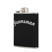 Groomsman Flask – 任意のカスタム色 フラスク (左)