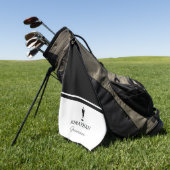 Groomsman Gift Wedding Party Custom Personalized ゴルフタオル (グリーン)