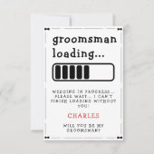 Groomsman Loading Groomsmenの提案 (正面)