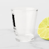 Groomsman Monogram Name Shot Glass ショットグラス (右)