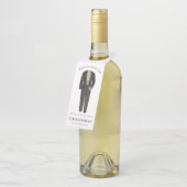 Groomsman ProposalヴィンテージTuxedo ボトルネックタグ (アングル)