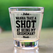 Groomsman Proposal おもしろい結婚's DrinkアイディアTake A