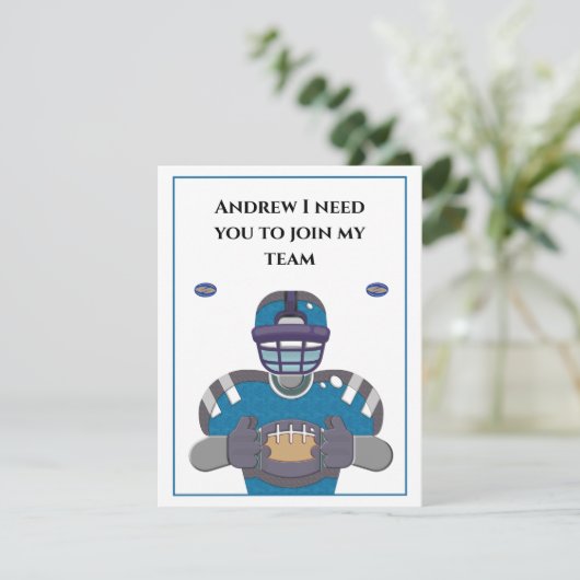 Groomsman Proposal 結婚's Personalize カード (スタンド正面)