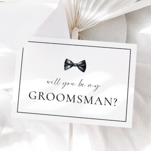 Groomsman Proposal Card 招待状