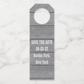 Groomsman Proposal Chagがウッドビールをフェイク受け入れる ボトルネックタグ (裏面)