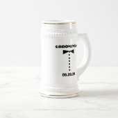 Groomsman Stein - ビールジョッキ (正面右)