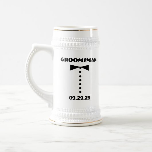 Groomsman Stein - ビールジョッキ (左)