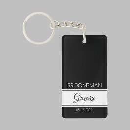 Groomsman Thank You Keychain キーホルダー