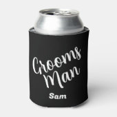 Groomsman Wedding  缶クーラー (缶正面)