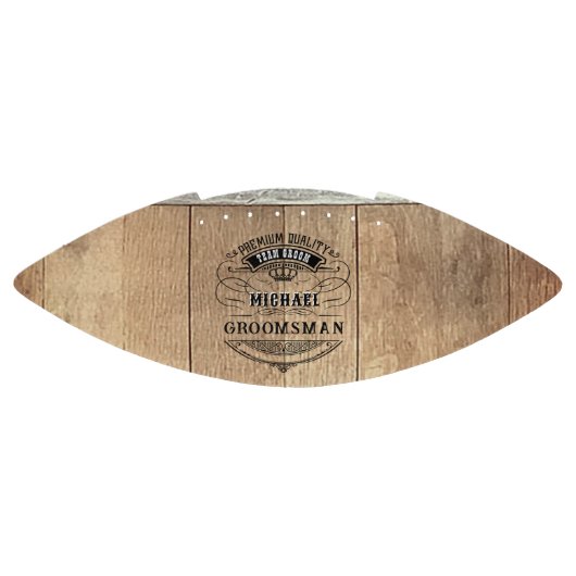 Groomsmenのギフト アメリカンフットボール (パネル)
