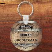 Groomsmenのギフト キーホルダー (正面)