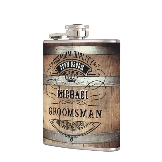 Groomsmenのギフト フラスク (左)