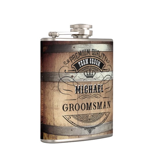 Groomsmenのギフト フラスク (右)