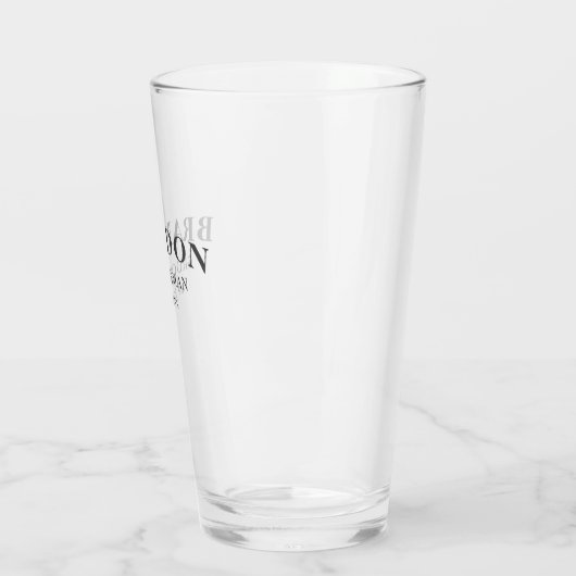 Groomsmenギフトクラシックエレガントな結婚式ありがとう タンブラーグラス (左)