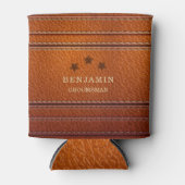 Groomsmenギフトパーソナライズされたクーラーボックス 缶クーラー (正面)