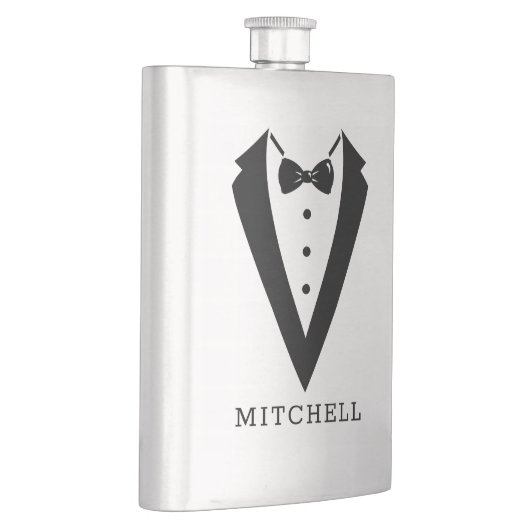 Groomsmenギフトフラスクギフトパーソナライズされたギフト フラスク (右)