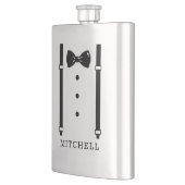 Groomsmenギフトフラスクギフトパーソナライズされたギフト フラスク (左)