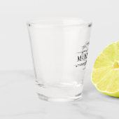 Groomsmenギフトモダンエレガントなウェディングショットグラス ショットグラス (左)