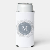 Groomsmenパーソナライズされたの複数形 スリム缶クーラー (Seltzer正面)