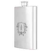 Groomsmenパーソナライズされたギフト フラスク (左)