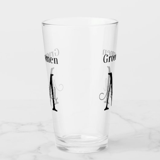 groomsmenパーソナライズされた,エレガントスタイリッシュ タンブラーグラス (右)