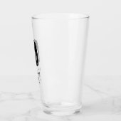 GroomsmenブラックタイTuxedoスーツの名前と日付 タンブラーグラス (左)