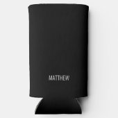 Groomsmenブラックタキシード スリム缶クーラー (裏面)