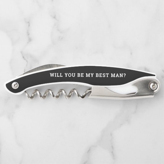 Groomsmen提案コルクねじ花婿介添人提案 ソムリエナイフ (裏面)