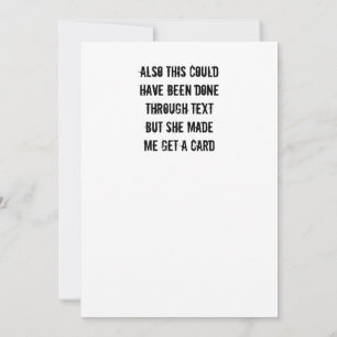 Groomsmen提案招待状 招待状