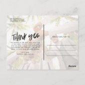 Groomsmen花婿介添人写真結婚の感謝 ポストカード (裏面)