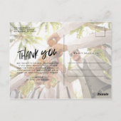 Groomsmen花婿介添人結婚の写真ありがとう ポストカード (裏面)