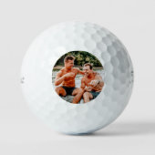 Groomsmen Gift Golf Personalized Fun Photo Custom ゴルフボール (正面)