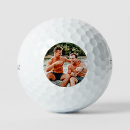 Groomsmen Gift Golf Personalized Fun Photo Custom ゴルフボール
