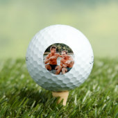 Groomsmen Gift Golf Personalized Fun Photo Custom ゴルフボール (インサイチュ 木)