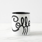 Groomsmen Morning Coffee Mug - Bold Script Wedding マグカップ (中央)