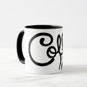 Groomsmen Morning Coffee Mug - Bold Script Wedding マグカップ (正面左)
