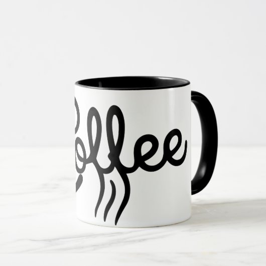 Groomsmen Morning Coffee Mug - Bold Script Wedding マグカップ (正面右)