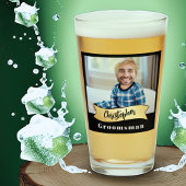 Groomsmen Pint Glassシリーズ：トッドダイラー タンブラーグラス