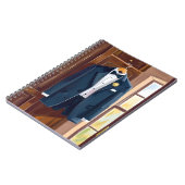 Groomsmen’s Tuxedo | Wedding Bachelor Watercolor ノートブック (左側)