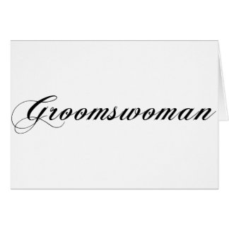 Groomswoman